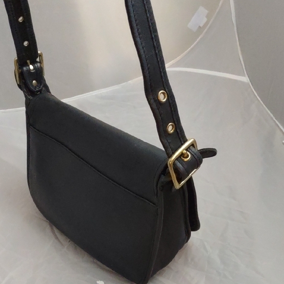 Vintage Coach Patricia Legacy Black Leather Crossbody Bag - Picture 5 of 11